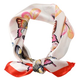 MAIRY Womens Scarf Bandana Square Scarfs - Girls Accessories Square Satin Hair Headscarf for Wedding Headscarf GBS06075