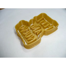 AJT FELIZ ANO NUEVO HAPPY NEW YEAR COOKIE CUTTER USA PR5335