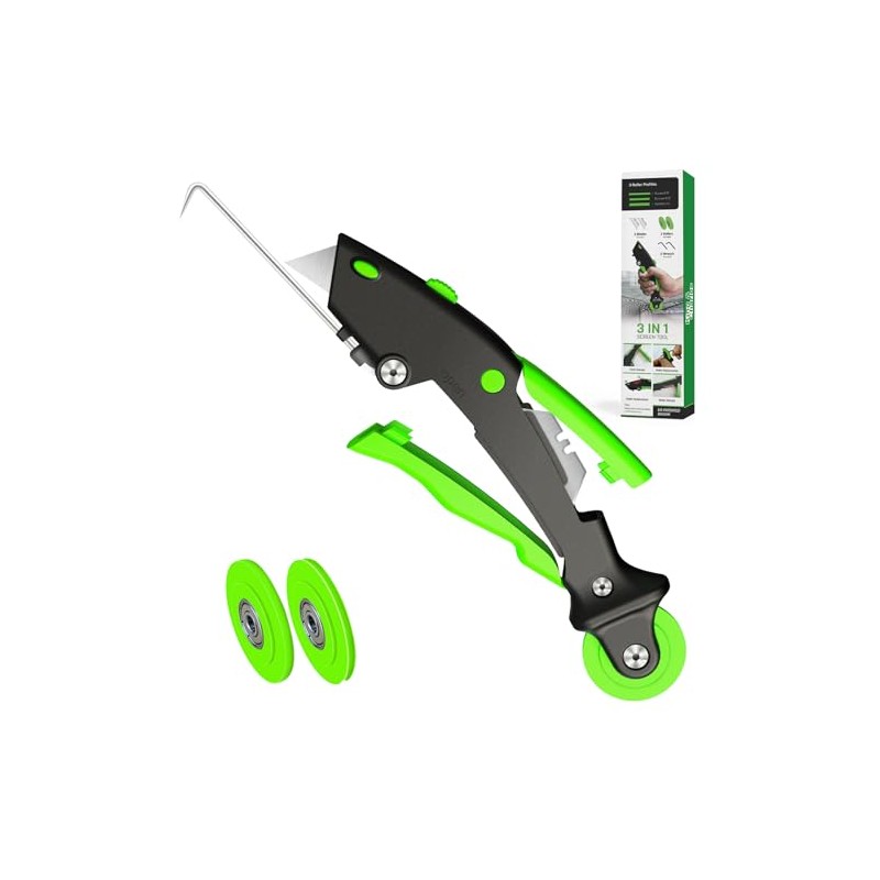 King&Charles Versatile Screen Roller Tool, 3 in 1 Screen Spline/Repair