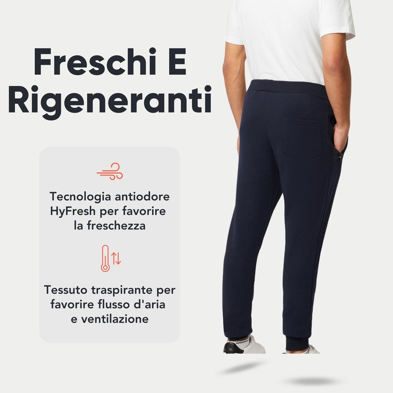 FM London Pantaloni Tuta Uomo - con Tasche con Zip