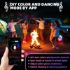 Tavaray 4PCS 14" RGB LED Wheel Ring Lights with APP