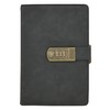 Auvier Diary with Lock, PU Leather Password Lock Notebook, Lockable