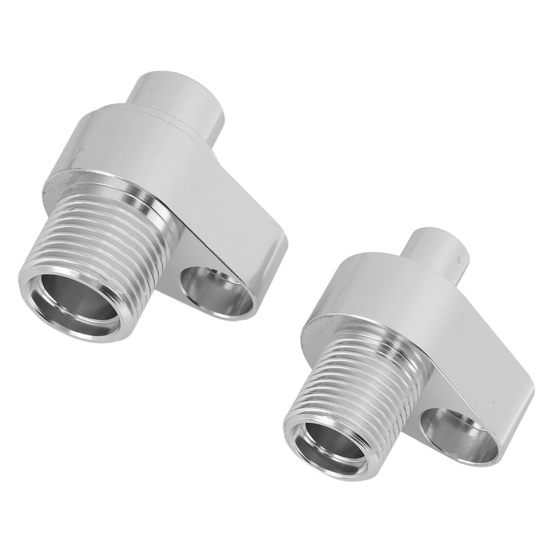 LS Swap AC Compressor Adapter Aluminum Fittings Kit, 8AN/10AN Connector