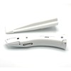 CCA White Carpet cutter tool with matching white holder for