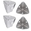 Wohlstand Furniture corners, metal corners, 40 x 40 mm, metal