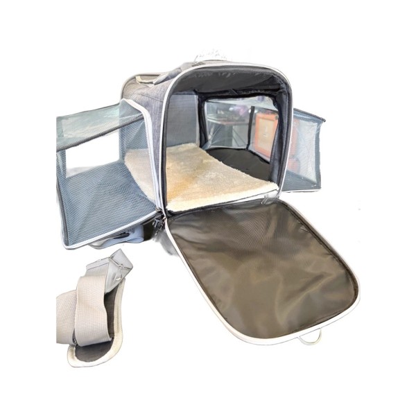 Expandable Cat & Dog Carrier Airline Approved Soft-Sided Portable Rolling