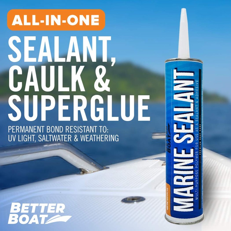 Marine Sealant and Adhesive, Waterproof Marine Grade Caulk, High Temp