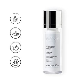 Reve Dermatologique | ClareSkin Serum - Suero Facial Aclarante - Extracto de Aristotelia Chilensis - Vitamina C, Vitamina E – Control de manchas - Tod