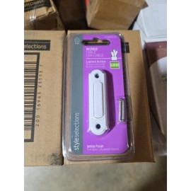 Style Selections Doorbell Button Lighted White Light Up Style Selections #2369370 Model SS-559-90