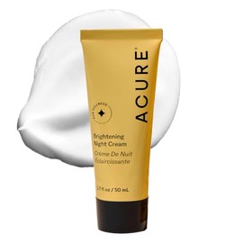 Acure | Crema Facial Nocturna | Diseñada para igualar el tono y la textura de la piel mientras duermes, 50 ml