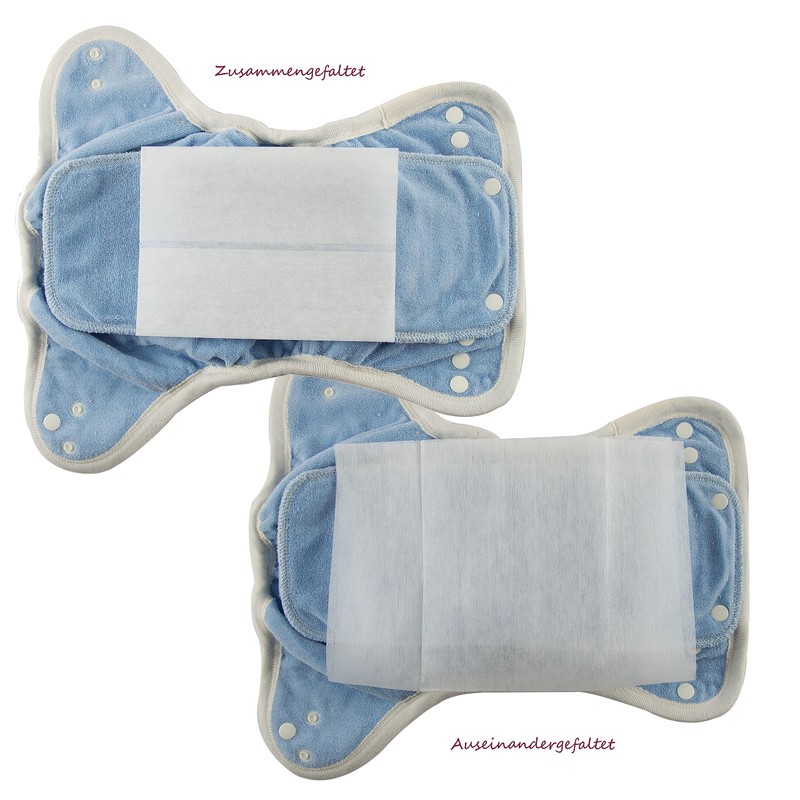 Popolini Popli Nappy Liners for Cloth Nappies, White, Popli Box