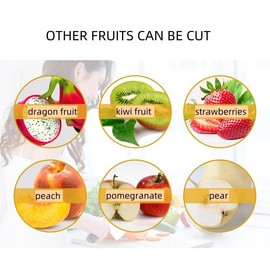 3-in-1 Fruit Separator, Fruit Cutter, Fruit Scraper,Avocado Splitter, not only for Avocado, but Also for Other Fruits Such as Strawberries, Peaches and Kiwi