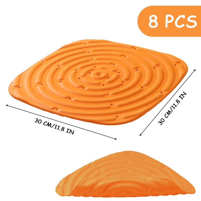 Pack of 8 Chicken Nesting Box Pads, Washable Nesting Pads