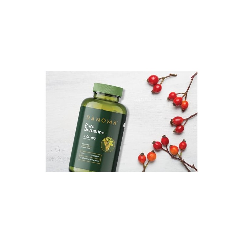 Berberina | 120 cápsulas | 1000 mg | DANOMA