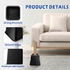 MixDora Bed Risers 5 Inch Heavy Duty Furniture Risers Square