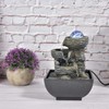 lyrlody Desktop Fountain Reliable Indoor Fountain Submersible Pump Practical Lightweight