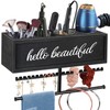 Ronjnndc Rustic Hair Dryer Holder Wall Mounted,Hair Styling Tools &