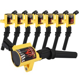 B4B BANG 4 BUCK DG508 8 Pack Ignition Coils High Performance Multispark Blaster Epoxy 15% More Energy Fit for Ford 4.6L 5.4L V8