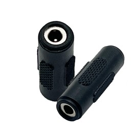 Seadream 2Pack 3.5mm x 1.35mm Female to 3.5mm x 1.35mm Female Adapter Connector for CCTV Cameras LED Light Strip and More