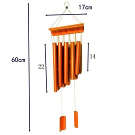 Wood Wind Chime, 10 Tubes Wind Chimes Musical Bells Outdoor & Indoor, Wind Chimes for Garden Good Luck Decoration for Garden, Yard, Outside Patio and Home Memorial Gifts