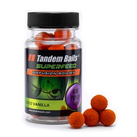Tandem Baits SuperFeed Diffusion Mini Pop-Up Coco Vanilla Carp Pop-Ups, Carp Fishing without Effort, Bait for Large Fishing, Carp Accessories for Professionals & Hobby Anglers, 12 mm, 30 g