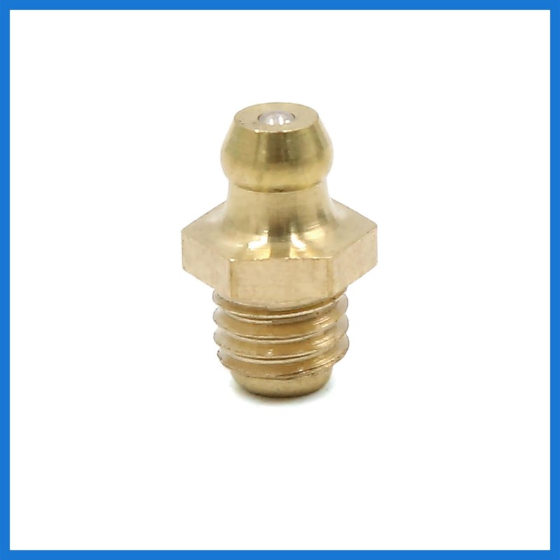 VekAuto 10pcs M8 x 1.25 Thread Brass Straight Grease Nipple