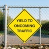 Anobell Yield to Oncoming Traffic Sign 24" × 24" Reflective