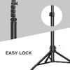 Adjustable Phone Tripod Stand, Extendable Height with Stable Base, Black