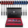 WINSDART ADKX Steel Tip Darts 12 Pack Set with Nonslip