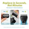 32B Replacement Shaver Heads, Compatible with Braun Series 3 Shavers