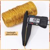 656 Feet/218 Yards Metallic Cord Gold Twine, 1 Spool 1.5