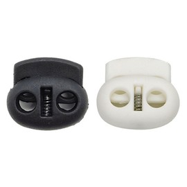 10-Pack Mask Strap Adjuster Stoppers - Length Control DIY Set 2 - Strap Adjuster - White (10pcs) 8ea