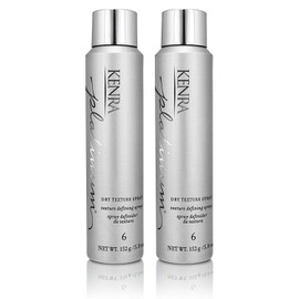 Kenra Professional Kenra Platinum Dry Texture Spray 6 | Texture Defining Styler | Increases Texture & Fullness | Absorbs Oils & Impurities | Ultra-Lightweight, Non-Drying Formulation | All Hair Types | 5.3 oz. (2-Pack)