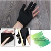 HIDOSNG 10PCS Billiard Gloves Black Both Hands Suitable Snooker Pool