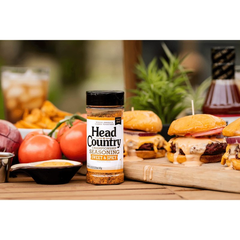 Head Country Bar-B-Q Championship Seasoning, Sweet & Spicy | Gluten