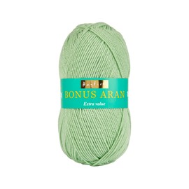 Hayfield Bonus Aran Yarn, Gentle Jade (604), 100g