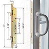 Multi-Point Mortise Lock for Sliding Patio Glass Door, Dual Point