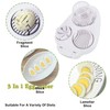 Hoclauho Egg Slicer 3 in 1 Stainless Steel for Precise