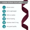 Yoga Studio Yoga Strap, 2.5m (8.2ft) Extra Long Durable Organic