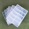 Gebildet 6pcs Plastic Transparent Storage Case Accessory Parts Storage Box