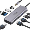 Selore&S-Global USB C Docking Station Dual Monitor, 9 in 1