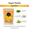 Super Brain- Moringa with Ashwagandha Lion Mane Mushroom- 100% Natural-