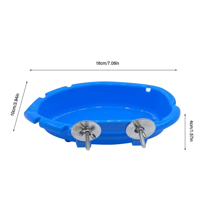 Bird Bath Tray | Bird Bathtub for Parakeets,Bird Bath Dish,