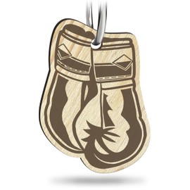 Boxer Geschenk - Boxhandschuhe Schlüsselanhänger handgemacht aus Holz, Glücksbringer, Kampfsport Fans, Mutmacher Geschenk, Gym Geschenk, Boxen Sport Geschenk