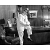MICKEY COHEN 8X10 PHOTO MAFIA ORGANIZED CRIME MOB MOBSTER PICTURE WITH PHONE