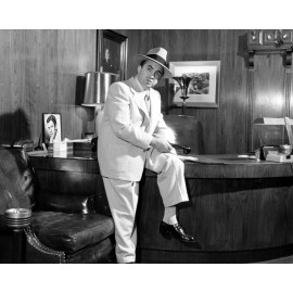 MICKEY COHEN 8X10 PHOTO MAFIA ORGANIZED CRIME MOB MOBSTER PICTURE WITH PHONE