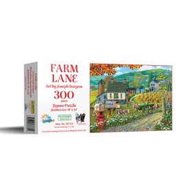 SUNSOUT INC - Farm Lane - 300 pc Jigsaw Puzzle by Artist: Joseph Burgess - Finished Size 18" x 24" - MPN# 38732