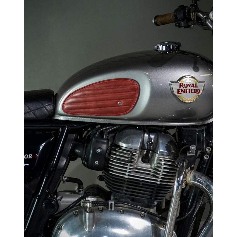 Trip Machine Company Genuine Leather Motorcycle Tank Pad – Handcrafted
