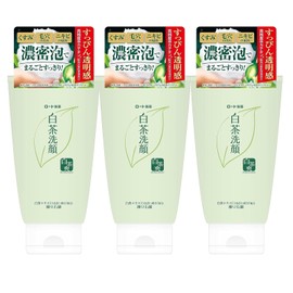 White Chasu White Tea Kneaded Soap, Face Wash, Facial Cleanser, 4.2 oz (120 g) x 3, Gentle Scent of Yuzu and Green Tea