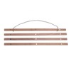 Magnetic Poster Frame Hanger DIY Reusable Black Walnut Magnet Poster